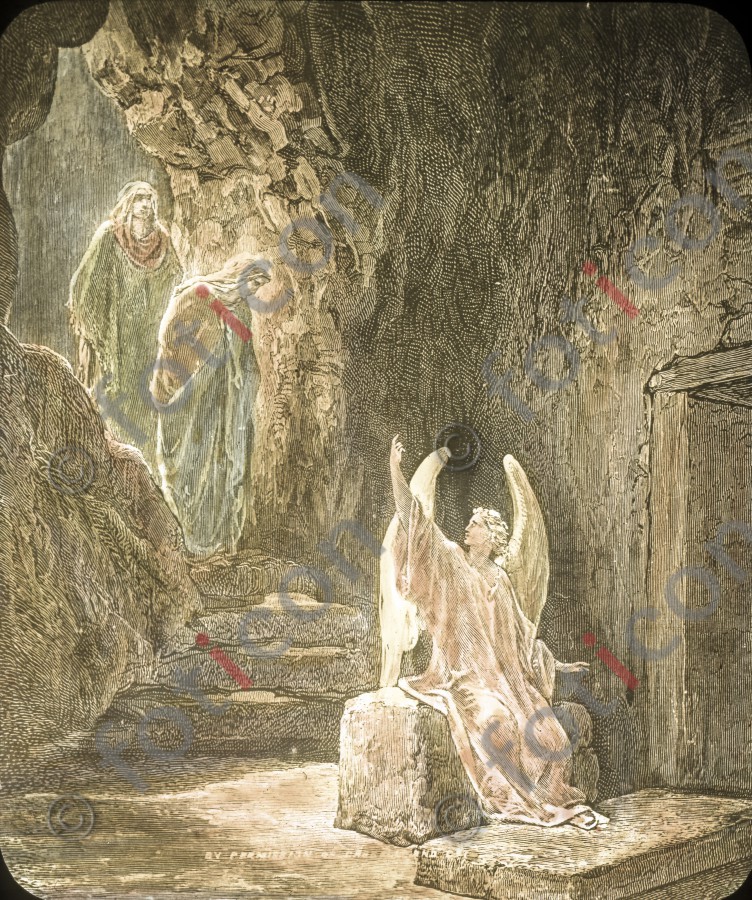 Der Engel vor dem Grab | The angel before the grave - Foto simon-134-060.jpg | foticon.de - Bilddatenbank für Motive aus Geschichte und Kultur